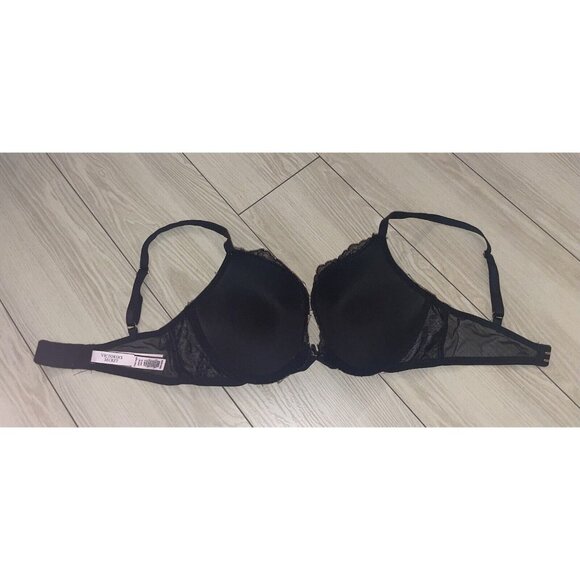 Victorias Secret Dream Angels Push Up Bra Padded Floral Mesh UW Womens 32D - Picture 5 of 6